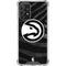 NBA Atlanta Hawks Black Animal Print Galaxy A72 5G Clear Case
